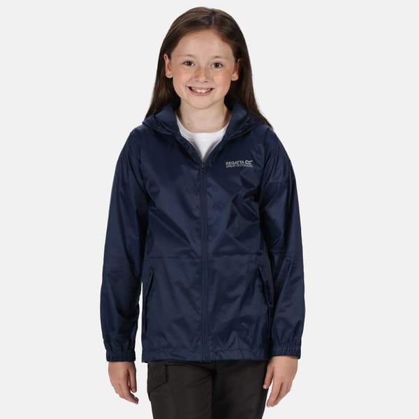 Regatta Great Outdoors Childrens/Kids Pack It Jacket III Waterproof Packaway Black