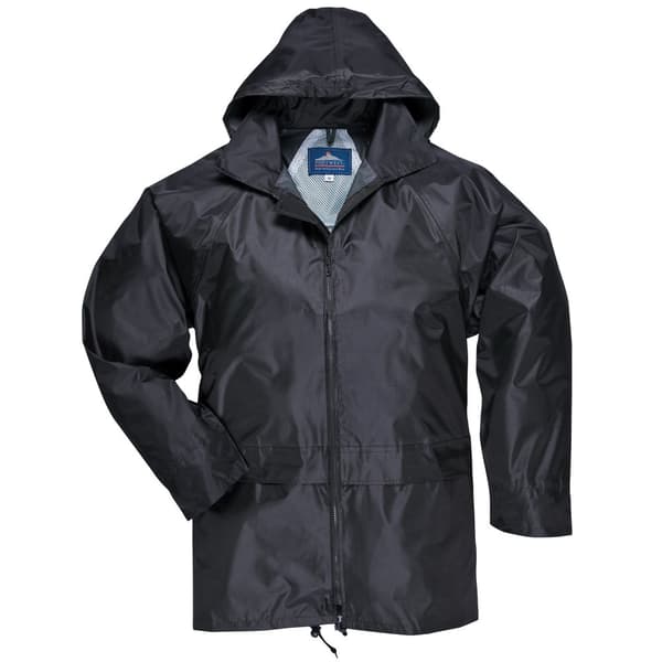 Portwest Mens Classic Rain Jacket (S440) Black S