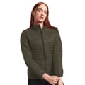 Miniatyrbilde 2 av 2: 2786 Womens/Ladies Tribe Hooded Fineline Padded Jacket