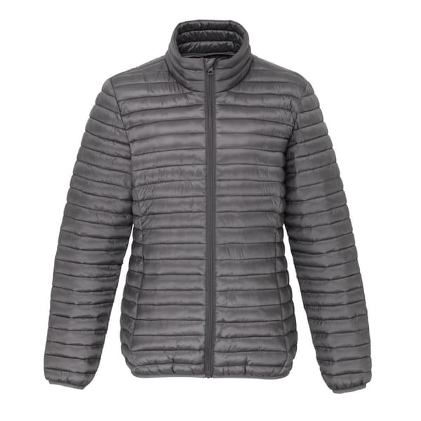2786 Womens/Ladies Tribe Hooded Fineline Padded Jacket