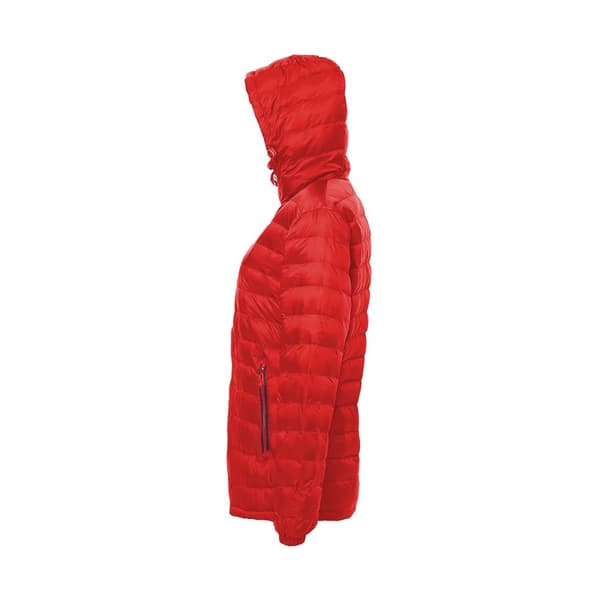 2786 Kvinnor/Damer Hooded vatten- och vindresistent vadderad jacka med huva