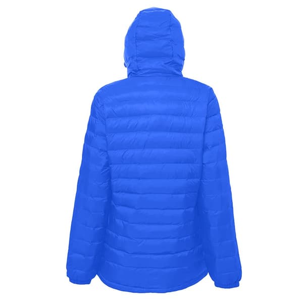 2786 Kvinnor/Damer Hooded vatten- och vindresistent vadderad jacka med huva