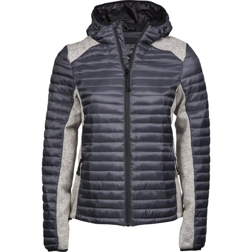 Bild av Tee Jays Crossover Hooded Padded Outdoor Jacket för damer / damer