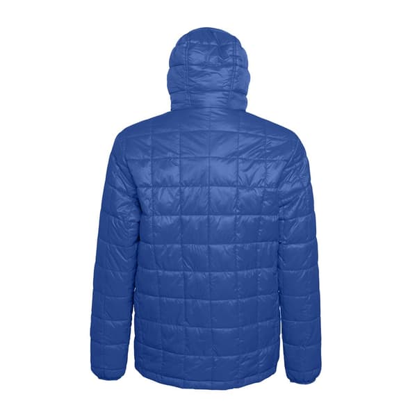 2786 Herre Box Quilt Hooded Zip Up jakke med lynlås