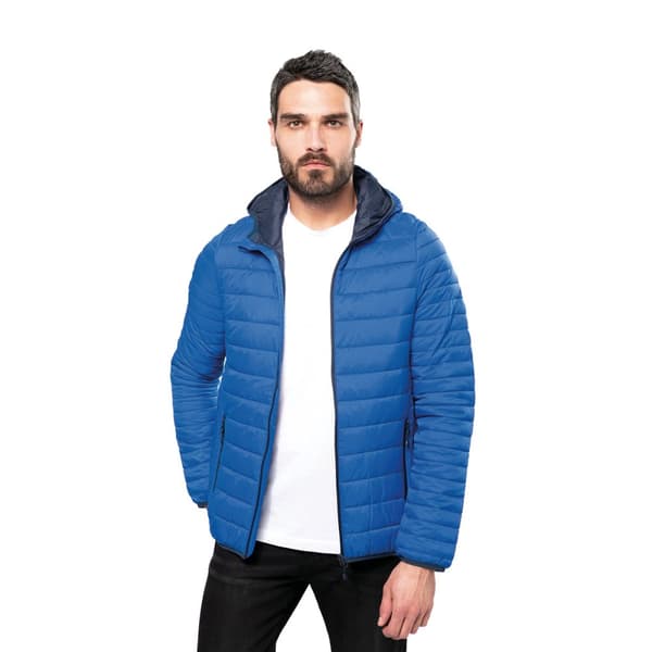 Kariban Mens Lightweight Hooded Down Jacket