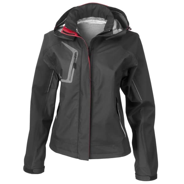 Spiro Womens/Ladies Nero Premium Outdoor Sports Jacket (Waterproof & Breathable) Black XL