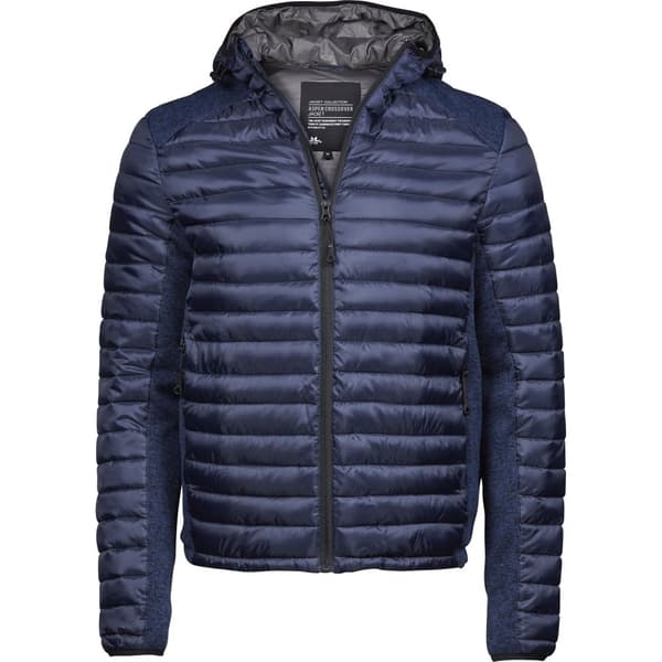 Tee Jays Crossover Hooded Padded Outdoor Jacket för män