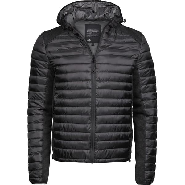 Tee Jays Crossover Hooded Padded Outdoor Jacket för män