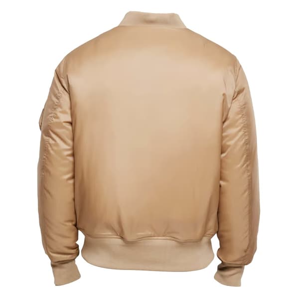 Build Your Brand Mens Contrast Bomber Jacket