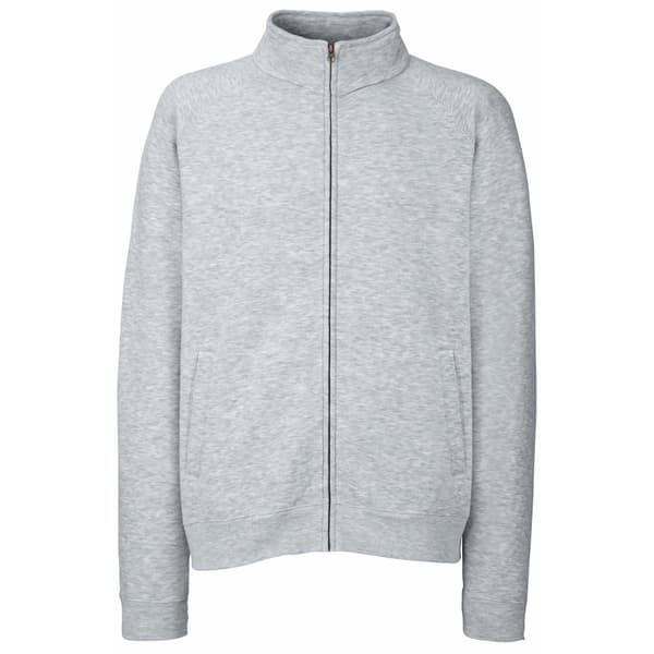Fruit of the Loom Sweatjacka med hel dragkedja för män