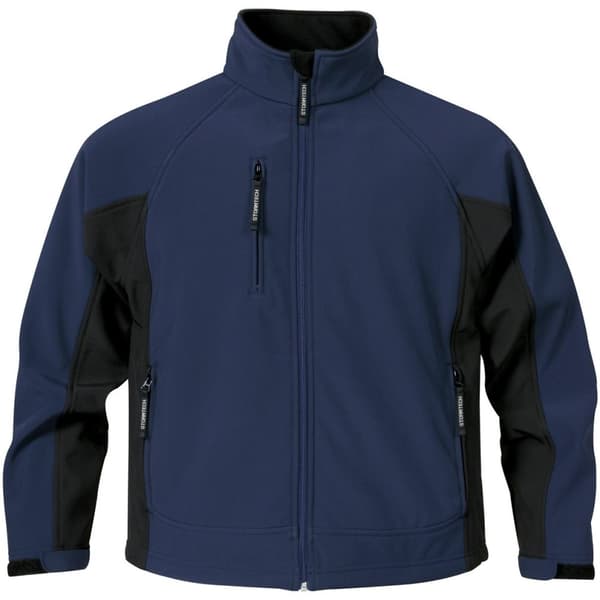 Stormtech Mens Bonded Teflon® DWR Wind/Water Repellent Jacket Navy/Black 3XL