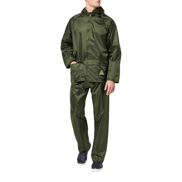 Result Heavyweight Waterproof Rain Suit för män (jacka och byxor)