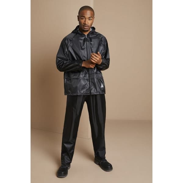Result Heavyweight Waterproof Rain Suit för män (jacka och byxor)