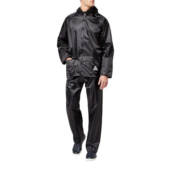 Result Heavyweight Waterproof Rain Suit för män (jacka och byxor)