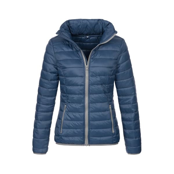 Stedman Womens/Ladies Active Padded Jacket Dark Blue XL