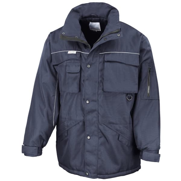 Result Mens Workwear Heavy Duty Water Repellent Windproof Combo Coat Navy/Navy XL