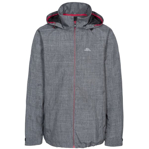 Trespass Mens Moonshine Waterproof Jacket Dark Grey XS