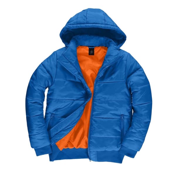 B&C Mens Superhood Padded Bomber Jacket för män