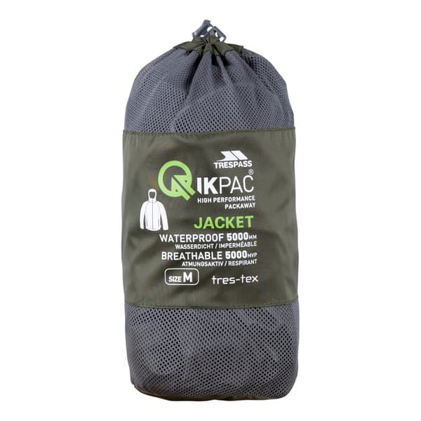 Trespass Qikpac X Unisex Packaway Jacket