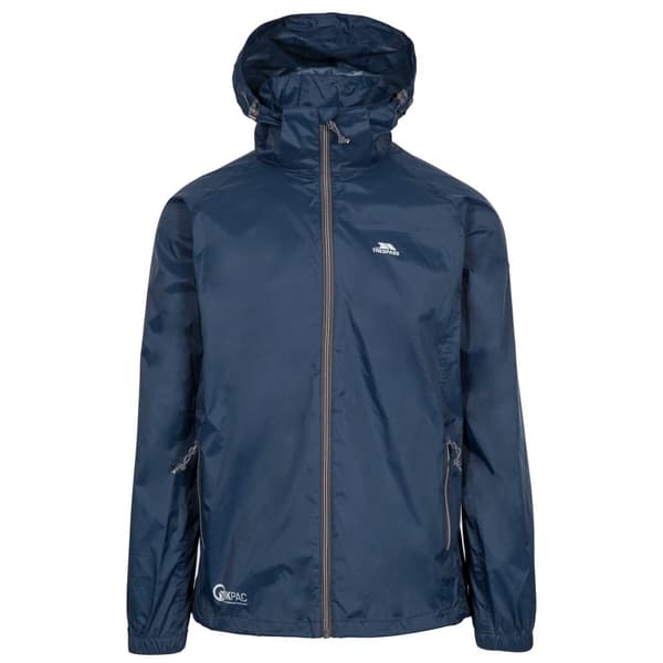 Trespass Qikpac X Unisex Packaway Jacket Navy/carbon XXS