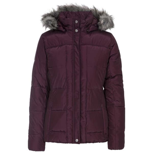 Trespass Womens/ladies Nanette Faux Fur Trim Jacket Fig S