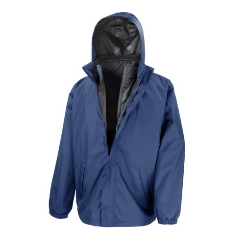Bild av Result Mens Core 3-i-1 jacka med quiltad bodywarmer jacka