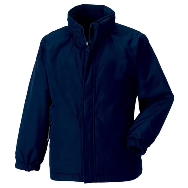Jerzees Schoolgear Childrens Reversible Showerproof Jacket French Navy 9-10