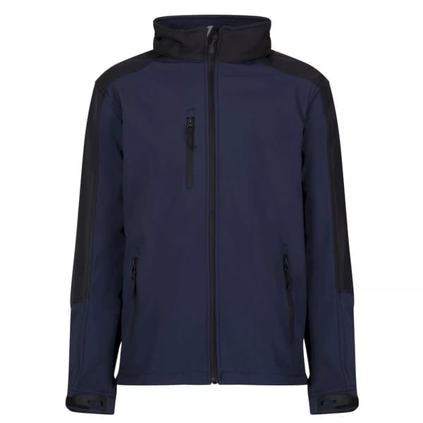 Regatta Mens Hydroforce 3-layer Membrane Waterproof Breathable Softshell Jackets Navy/Black 3XL