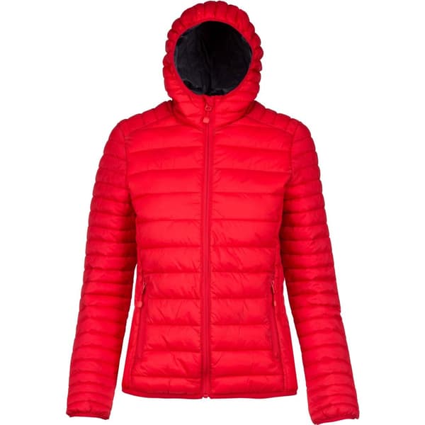 Kariban Womens/Ladies Lightweight Hooded Padded Jacket