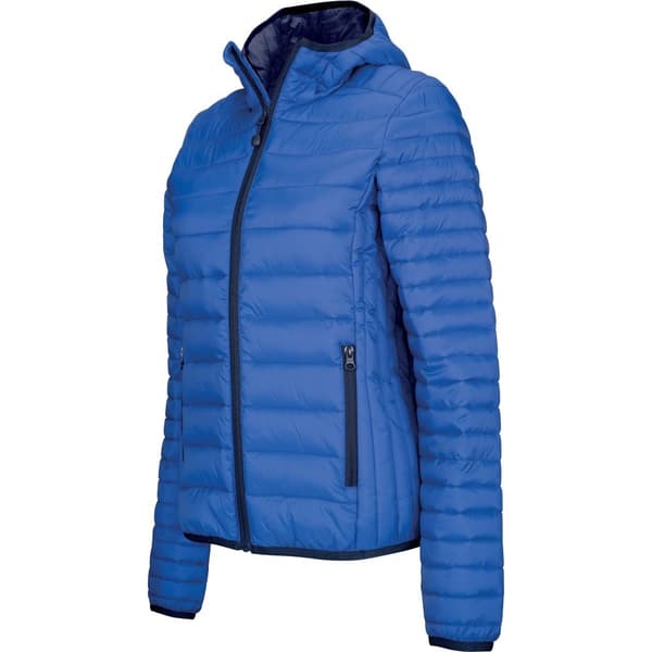 Kariban Womens/Ladies Lightweight Hooded Padded Jacket