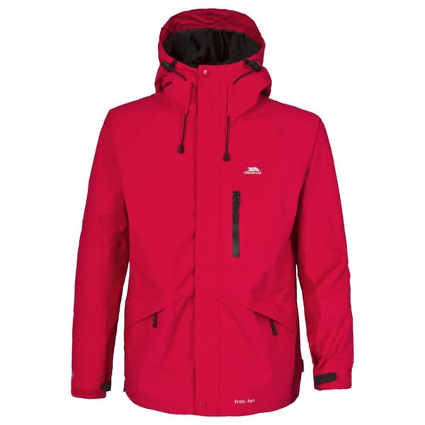 Trespass Mens Corvo Hooded Full Zip Waterproof Jacket/Coat