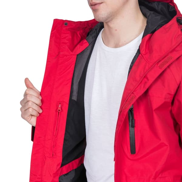 Trespass Mens Corvo Hooded Full Zip Waterproof Jacket/Coat