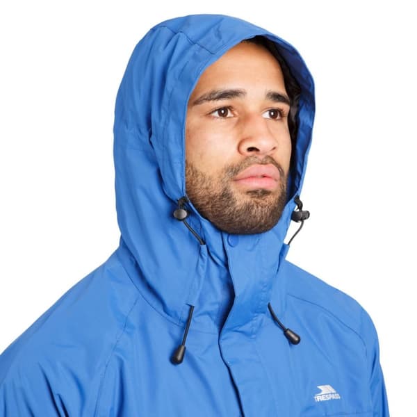 Trespass Mens Corvo Hooded Full Zip Waterproof Jacket/Coat