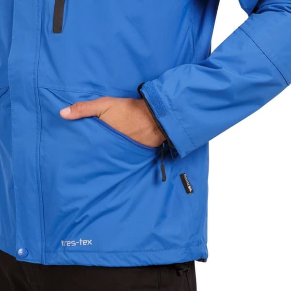 Trespass Mens Corvo Hooded Full Zip Waterproof Jacket/Coat