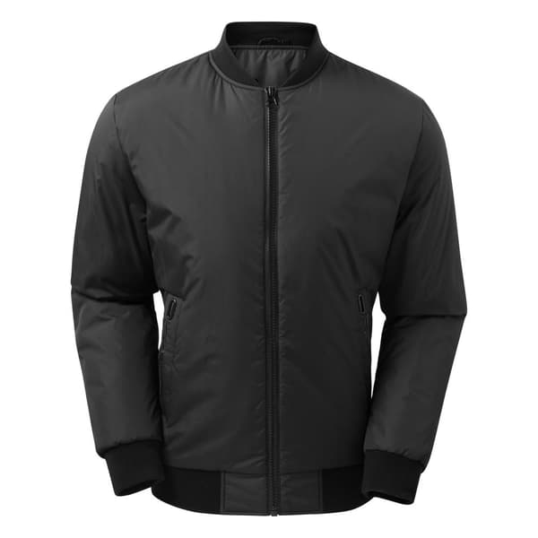 2786 Mens Delta Plain Bomber Jacket Black XXL