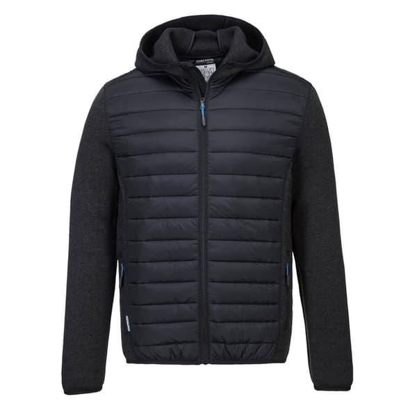Portwest Voksne Unisex KX3 Baffle polstret jakke Grey Marl/Black 3XL