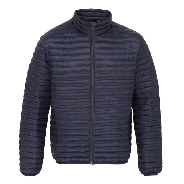 2786 Mens Tribe Fineline Padded Jacket Navy 2XL