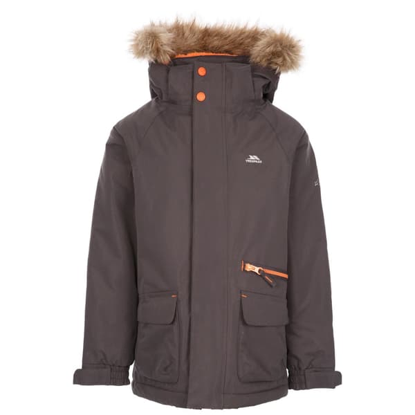 Trespass Childrens/Kids Upbeat Parka Dark Grey 3-4 Years