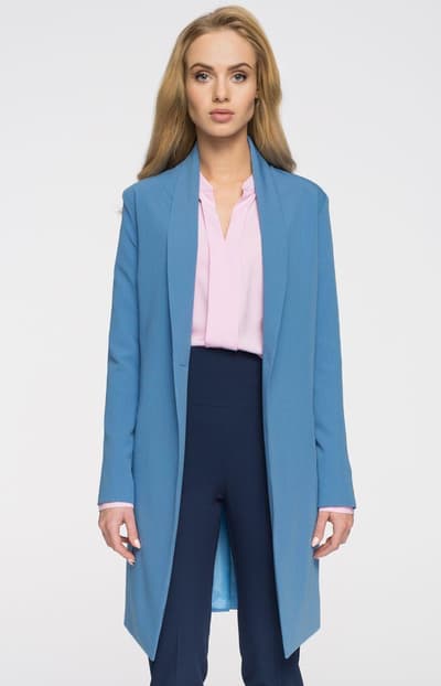 Frakke blezer s071, blå, xl