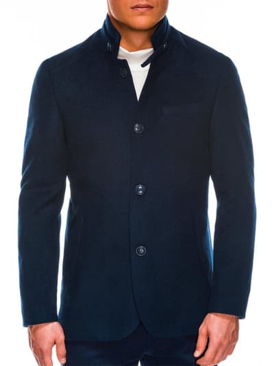 Men's autumn coat C427 - navy