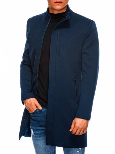 Men's autumn coat C430 - navy