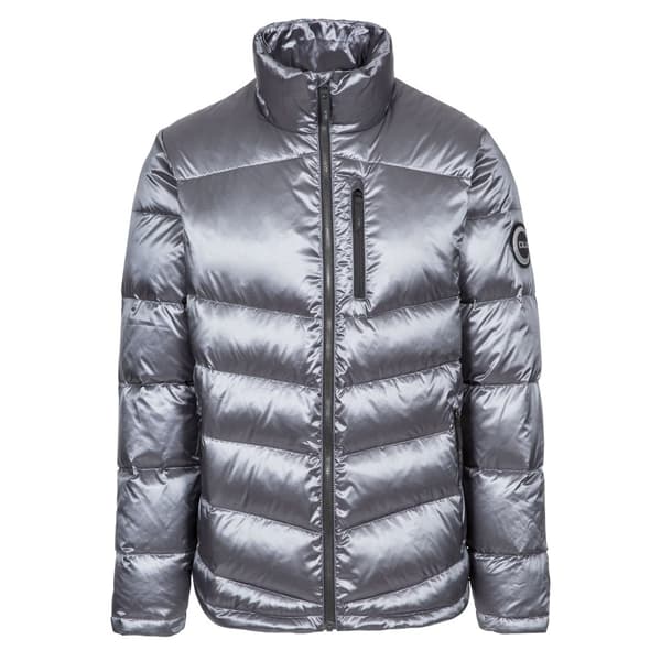 Trespass Mens Gene DLX Down Jacket Pewter Grey S
