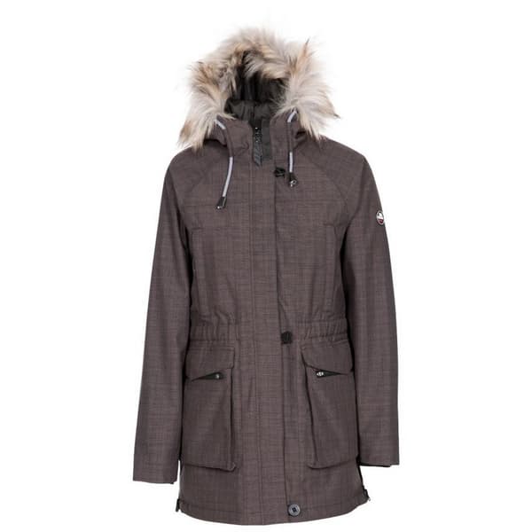 Trespass Dame/kvinder Caption vandtæt parka Dark Grey XL