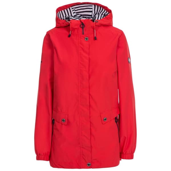 Trespass Womens/Ladies Flourish Waterproof Jacket Red XS
