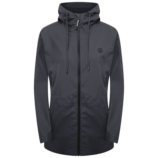 Dare 2B Womens/Ladies Lambent Waterproof Jacket Ebony Grey 10 UK