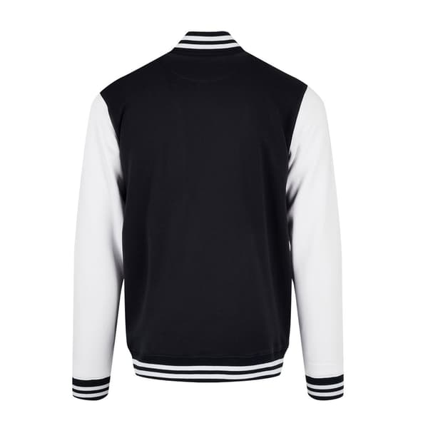 Build Your Brand Mens Basic College Jacket
