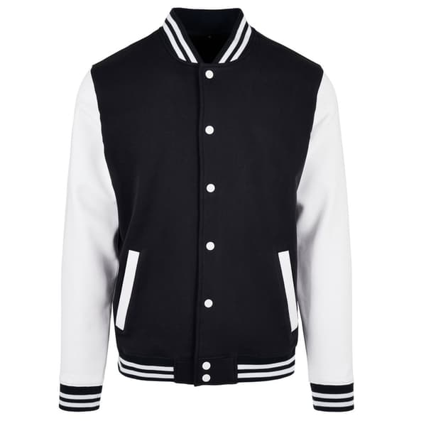 Build Your Brand Mens Basic College Jacket
