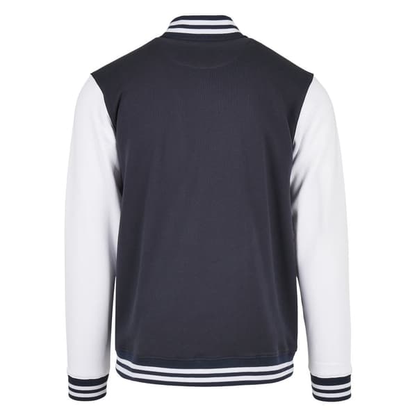 Build Your Brand Mens Basic College Jacket