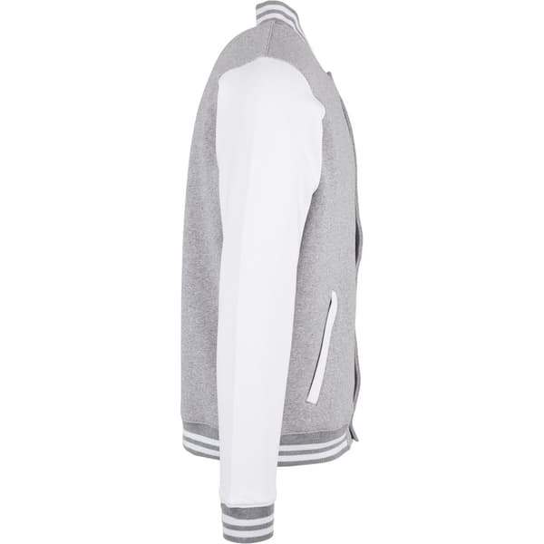 Build Your Brand Mens Basic College Jacket