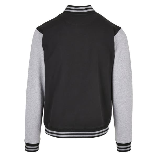 Build Your Brand Mens Basic College Jacket
